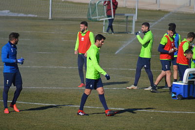 Bernardo en su primer día como rojiblanco (GRJ) 