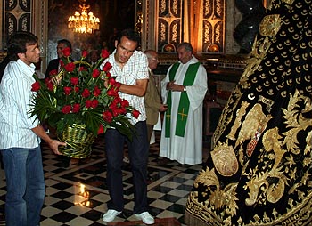 Un momento de los cultos a la Patrona en la pasada temporada (GRJ) Un momento de los cultos a la Patrona en la pasada temporada (GRJ)