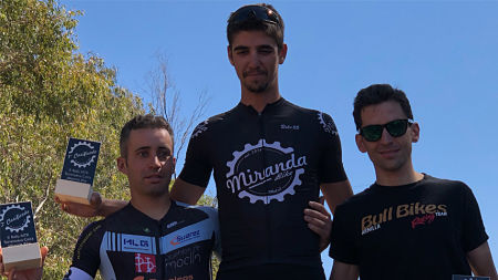 Podium masculino en el II rally MTB de Torrenueva (FAC)