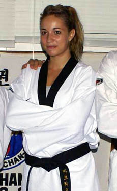 Nuria Serra, del club Song Chan Ho Granada Nuria Serra, del club Song Chan Ho Granada