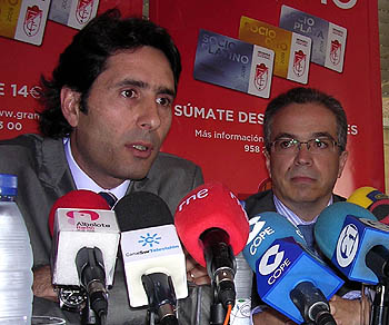 Ignacio Cuerva junto a Javier López y García de la Serrana (GRJ)