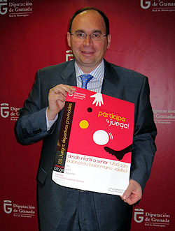 El diputado de Deportes, Pedro Jiménez (GRJ) El diputado de Deportes, Pedro Jiménez (GRJ)