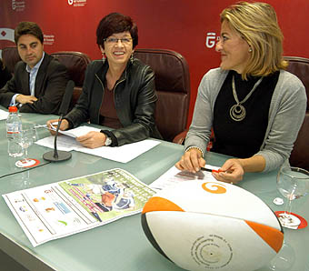 Un momento de la presentación en la sede de Diputación (GRJ) Un momento de la presentación en la sede de Diputación (GRJ)