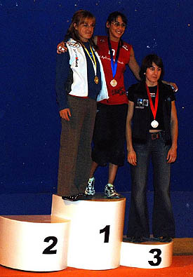 Podio final en la Copa de España celebrada en Madrid Podio final en la Copa de España celebrada en Madrid