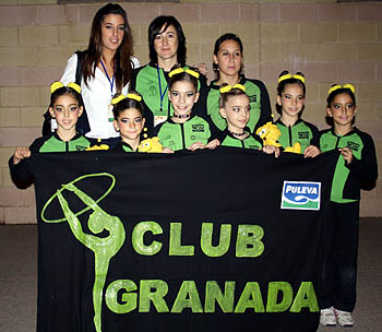 Componentes del Club Granada G.R. en el Campeonato Nacional Componentes del Club Granada G.R. en el Campeonato Nacional