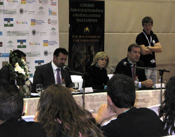 Imagen del acto inaugural del Congreso en el CAR de Sierra Nevada
