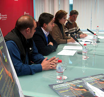 Un momento de la presentación del Campeonato Andaluz de Escalada Un momento de la presentación del Campeonato Andaluz de Escalada