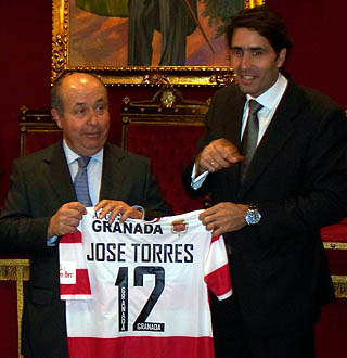 José Torres Hurtado junto al ex presidente Ignacio Cuerva