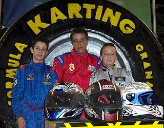 Podium al completo del Campeonato Provincial de Karting (GRJ)