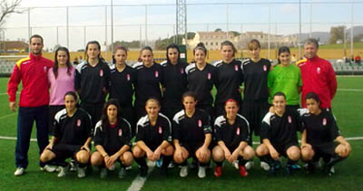 Equipo femenino del Granada CF para la temporada 2009/10 (GRJ)