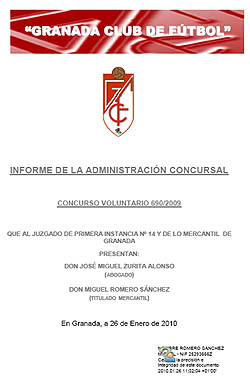 El informe de los administradores contiene 160 folios
