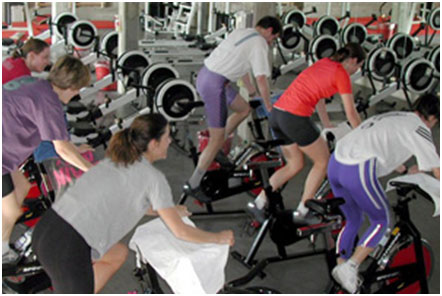 Primer maratón de Spinning en Armilla. (GRJ)