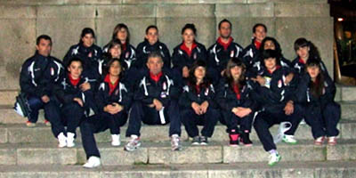 El equipo aprovechó el desplazamiento para hacer algo de turismo