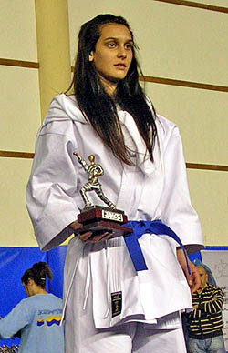 Zulaima Tirado en lo alto del podio (GRJ) Zulaima Tirado en lo alto del podio (GRJ)