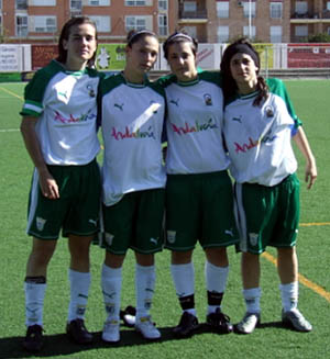 Amy, Cristina, Vane y Rociito con la Seleccion Andaluza Amy, Cristina, Vane y Rociito con la Seleccion Andaluza