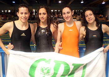 Del Pino, Sanchez, Ruiz y Gallegos, integrantes del equipo (GRJ)