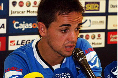El madrileño Carlos Calvo durante una rueda de prensa (XEREZCD.COM)