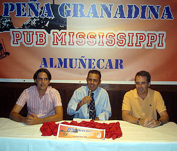 Un momento de la presentación oficial de la Peña Pub Mississippi