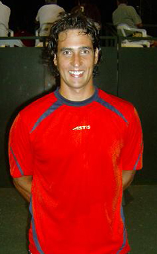 Jose Antonio Sánchez, tenista local (GRJ)
