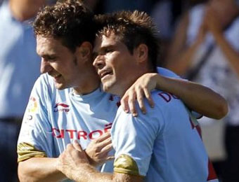 La pareja David Rodríguez y De Lucas lleva 9 goles hasta el momento