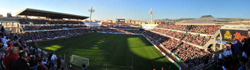 Los aficionados mostrarán pancartas contra las instituciones en el derbi ante el Córdoba CF (BALDO)