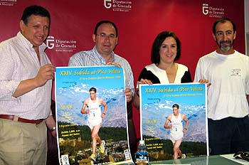 Un momento de la presentación del evento en la sede de Diputación (GRJ) 