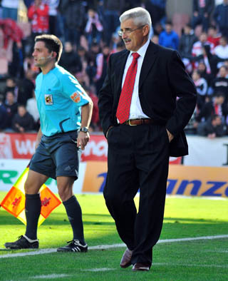 Fabri González durante el encuentro (BALDO)