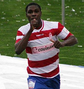 Odion Ighalo, en un encuentro de la temporada pasada