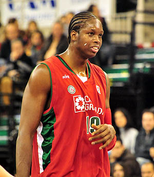 Mamadou Samb en el último partido (BALDOMERO)