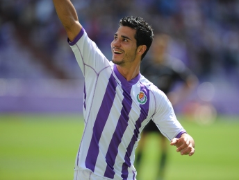 Javi Guerra podría ser baja frente al Granada. (REALVALLADOLID.ES)