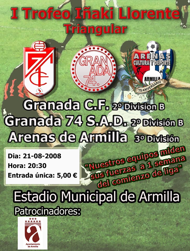 Cartel `I Trofeo Iñaki Llorente` (ARENASDEARMILLA.ES)