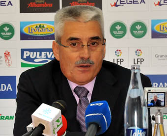 Fabri González, durante la rueda de prensa (BALDOMERO)