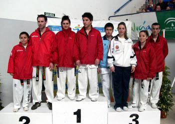Uno de los podiums del pasado campeonato de Andalucía