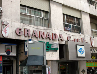 Imagen de la antigua fachada de la sede rojiblanca (GRJ)