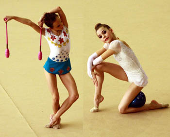 Adriana Rojas y Eva Pulido en el Campeonato de Andalucía