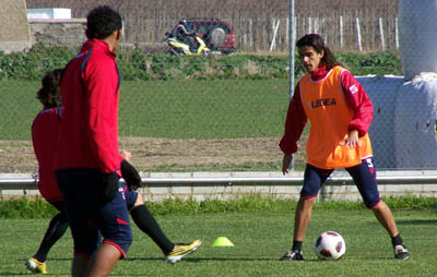 Los jugadores rojiblancos volverán al trabajo en la tarde de hoy. (GRJ)