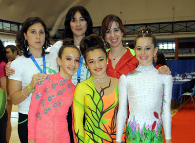 Equipo infantil del Club Granada de Gimnasia Rítmica (GRJ)